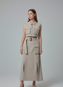 CONJUNTO BEIGE ELEGANTE