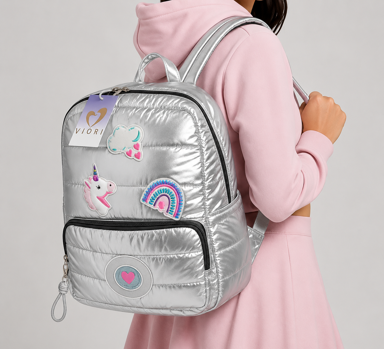 BOLSO MORRAL SILVER SPARK